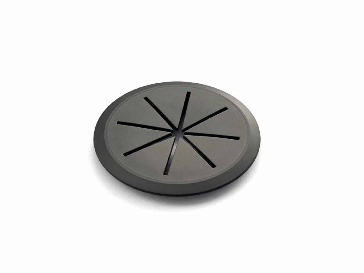 IRODABÚTOR KIEGÉSZÍTŐ KÁBELKIVEZETŐ ART913 HASÍTOTT ÁTM: 60mm ANTRACIT