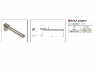 POLCTARTÓ ART RM30A ÁLLÍTHATÓ 29x71x230 mm NIKKEL #4