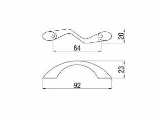 FOGANTYÚ, FOGAS - BÚTORFOGANTYÚ T259-64 64 KRÓM #2