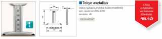 IRODABÚTOR TARTOZÉKOK - IRODAI ASZTALLÁB TOKYO 695mm RAL9006 #2