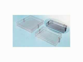 TÁROLÁS - BELSŐ FÉMRÁCS CC30 KOSÁR 250×95×420 mm KRÓM #1