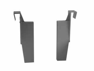 SLIM DUPLAFALÚ FIÓKOLDAL DF-B/DF-C FIÓKRENDEZŐ PANEL RÖGZÍTŐVÉG H=105mm ANTRACIT #1