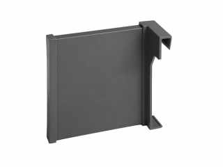 SLIM DUPLAFALÚ FIÓKOLDAL DF-B/DF-C FIÓKRENDEZŐ PANEL HATÁROLÓ H=105mm, 90mm ANTRACIT #1