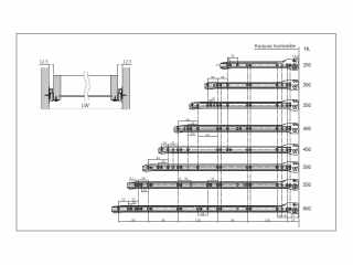 GÖRGŐS FIÓKCSÚSZÓ 02101 PLUS 450 mm FEHÉR #2