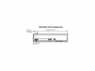 FDS DUPLAFALÚ FÉM FIÓKOLDAL FDS-PRO 18 PO A PUSH OPEN 500mm H88 35kg FEHÉR #5