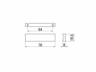 FOGANTYÚ, FOGAS - BÚTORFOGANTYÚ A006-064 64 ALUMÍNIUM #2