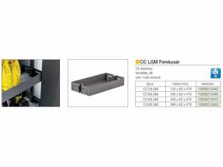 BELSŐ FÉMRÁCS LAMINA CC40LGM FÉMKOSÁR 346x478x82mm ANTRACIT #2