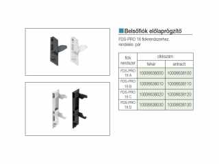 FDS DUPLAFALÚ FÉM FIÓKOLDAL FDS-PRO 18 C ELŐLAPRÖGZÍTŐ BELSŐ FIÓKHOZ ANTRACIT #2