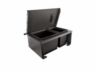 HULLADÉKGYŰJTŐ MVB060AGM (16,5+10L) SZELEKTÍV 600mm-es SZEKRÉNYHEZ ANTRACIT #1