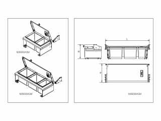 HULLADÉKGYŰJTŐ MVB090AGM (16,5+16,5+10L) SZELEKTÍV 900mm-es SZEKRÉNYHEZ ANTRACIT #5