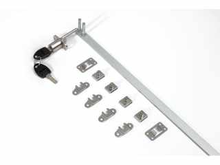 BÚTORZÁR HB LOCKS HB-08 KÖZPONTI FIÓKZÁR ELÖLRŐL ZÁRHATÓ NIKKEL #1