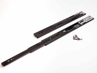 GOLYÓS FIÓKCSÚSZÓ HOME BOX HB45 COMFORT PO BLACK 45mm PUSH-OPEN 600mm TEHERB.:25kg FEKETE #1