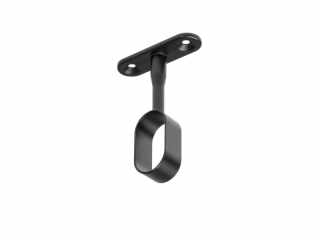 VÁLLFATARTÓ RÚD 12109.MB RÚDTARTÓ OVÁLIS RÚDHOZ FEKETE #1