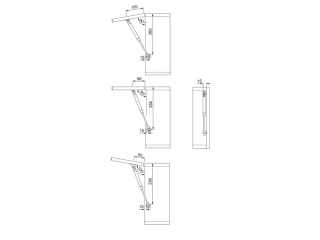 EGYÉB FELNYÍLÓ VASALAT GFNY127 GÁZTELESZKÓP 80N FEKETE #2