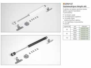EGYÉB FELNYÍLÓ VASALAT GFNY127 GÁZTELESZKÓP 150N FEKETE #3