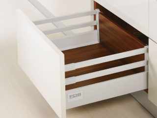 FDS DUPLAFALÚ FÉM FIÓKOLDAL FDS-CLASSIC PO D PUSH OPEN  450mm H210 40kg FEHÉR #1