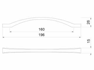 BÚTORFOGANTYÚ A030-160 MATT ARANY #2