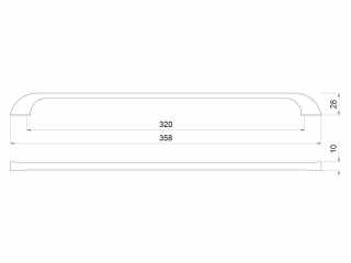 BÚTORFOGANTYÚ A032-320 MATT ARANY #2