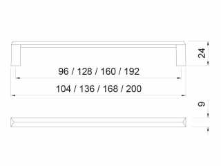BÚTORFOGANTYÚ E109-192 FEKETE #2