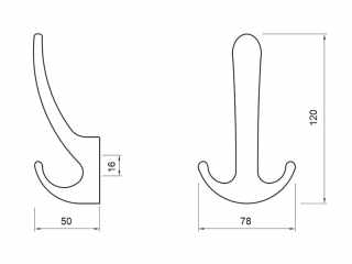 FOGAS E1041 FEKETE #2