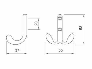 FOGAS E1043 FEKETE #2