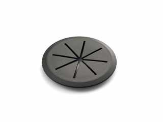 IRODABÚTOR KIEGÉSZÍTŐ KÁBELKIVEZETŐ ART913 HASÍTOTT ÁTM: 60mm ANTRACIT #1