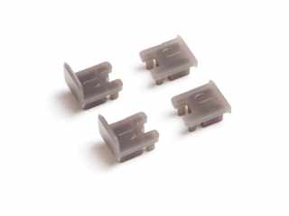 VILÁGÍTÁSTECHNIKAI KIEGÉSZÍTŐ ZÁRÓKUPAK APEX DARK PROFILHOZ SZÜRKE #1