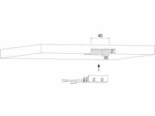 VILÁGÍTÁSTECHNIKAI KIEGÉSZÍTŐ SLA013 DUPLA NYÍLÓAJTÓS INFRASZENZOR FEKETE #3