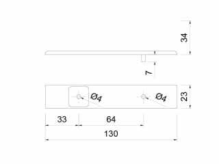BÚTORFOGANTYÚ WPL892-064 ALÁTÉT LEMEZ WPO892 GOMBHOZ 64mm VÖRÖSRÉZ #2