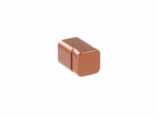 BÚTORFOGANTYÚ WPO892 GOMB 20x20mm VÖRÖSRÉZ #1
