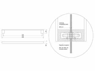 BÚTORFOGANTYÚ WMA908.450 450 GALVANIZÁLT NIKKEL #2