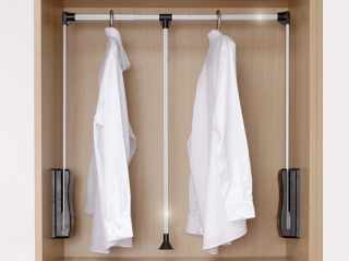 GARDRÓB - GARDRÓBLIFT 14105.002 680-870 mm KRÓM-FEKETE #1