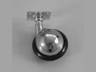 GÖRGŐ, KERÉK -  BELTÉRI BÚTORGÖRGŐ 151.055 TALPAS 55mm  35kg KRÓM #1