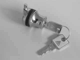 BÚTORZÁR - LEHMANN BÚTORZÁR 03 0689 503 000 ÜVEGZÁR . NIKKEL #1