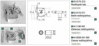 BÚTORZÁR - LEHMANN BÚTORZÁR 03 0170 212 REDŐNYZÁRHÁZ . NIKKEL #2