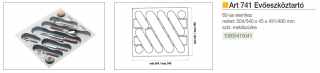 TÁROLÁS - EVŐESZKÖZTARTÓ ART 741, 60 504/540 x 431/490 mm METÁL SZÜRKE #2