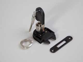 BÚTORZÁR - EGYÉB BÚTORZÁR 0656 REDŐNYZÁR 16,5x21mm FEKETE #1