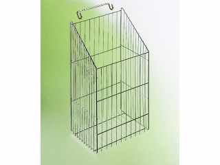 TÁROLÁS - BELSŐ FÉMRÁCS ML050-1 SZENNYESTARTÓ KOSÁR 325x580x270 KRÓM #1