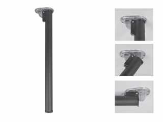 LÁBAK - ASZTALLÁB 656 CLICK 700 FEKETE #1