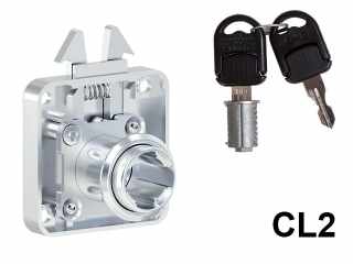 BÚTORZÁR - CL BÚTORZÁR 705-CL2 REDŐNYZÁR 42x42mm NIKKEL #1