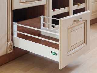 FIÓKRENDSZER - FDS DUPLAFALÚ FÉM FIÓKOLDAL FDS-DF D 450mm MAGASÍTOTT, 40kg FEHÉR #1