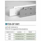 FDS DUPLAFALÚ FÉM FIÓKOLDAL FDS-DF SW1 OLDALSZÁRNY 500mm FEHÉR #2