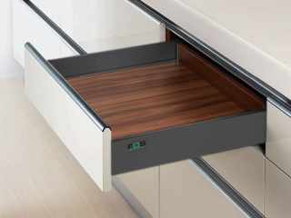 FIÓKRENDSZER - FDS DUPLAFALÚ FÉM FIÓKOLDAL FDS-PRO A 450mm, 40kg ANTRACIT #1