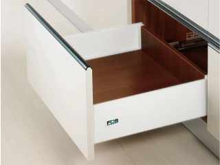 FIÓKRENDSZER - FDS DUPLAFALÚ FÉM FIÓKOLDAL FDS-PRO B 350mm MAGASÍTOTT, 40kg FEHÉR #1