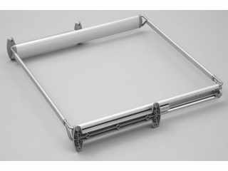 GARDRÓB - GARDRÓB SZERELVÉNY AT83/97ALGS KOSÁRTARTÓ KERET 830-970x85x50 mm MATT KRÓM #1