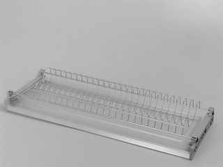 TÁROLÁS - BELSŐ FÉMRÁCS 701/80 EDÉNYCSEPEGTETŐ 764x280/330x71mm KRÓM #1