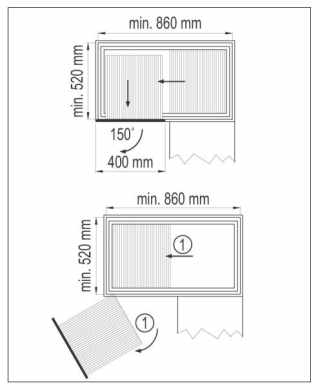 TÁROLÁS - BELSŐ FÉMRÁCS E4213 SAROKVASALAT CSILLAPÍTOTT 860x530x520mm KRÓM-SZÜRKE #3