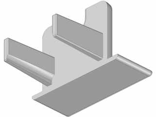 VILÁGÍTÁS - VILÁGÍTÁSTECHNIKAI KIEGÉSZÍTŐ ZÁRÓKUPAK DIVA PROFILHOZ - ALUMÍNIUM #1