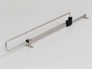 GARDRÓB - GARDRÓB SZERELVÉNY 17102 KIHÚZHATÓ VÁLLFATARTÓ 250mm NIKKEL-FEKETE #1