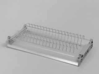 TÁROLÁS - BELSŐ FÉMRÁCS 701/60 EDÉNYCSEPEGTETŐ 564x280/330x71mm SZÜRKE #1